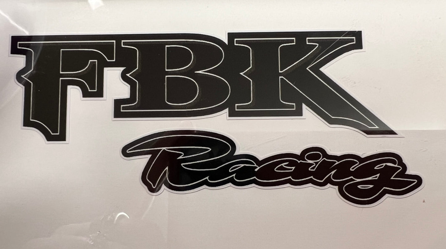 FBK Racing Sticker/Black