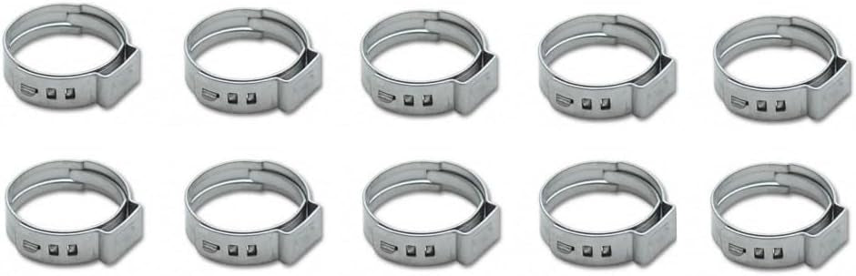 Vibrant For One Ear Stepless Pinch Clamps 14.5-17.0mm Clamping Range Pack of 10 | 12276