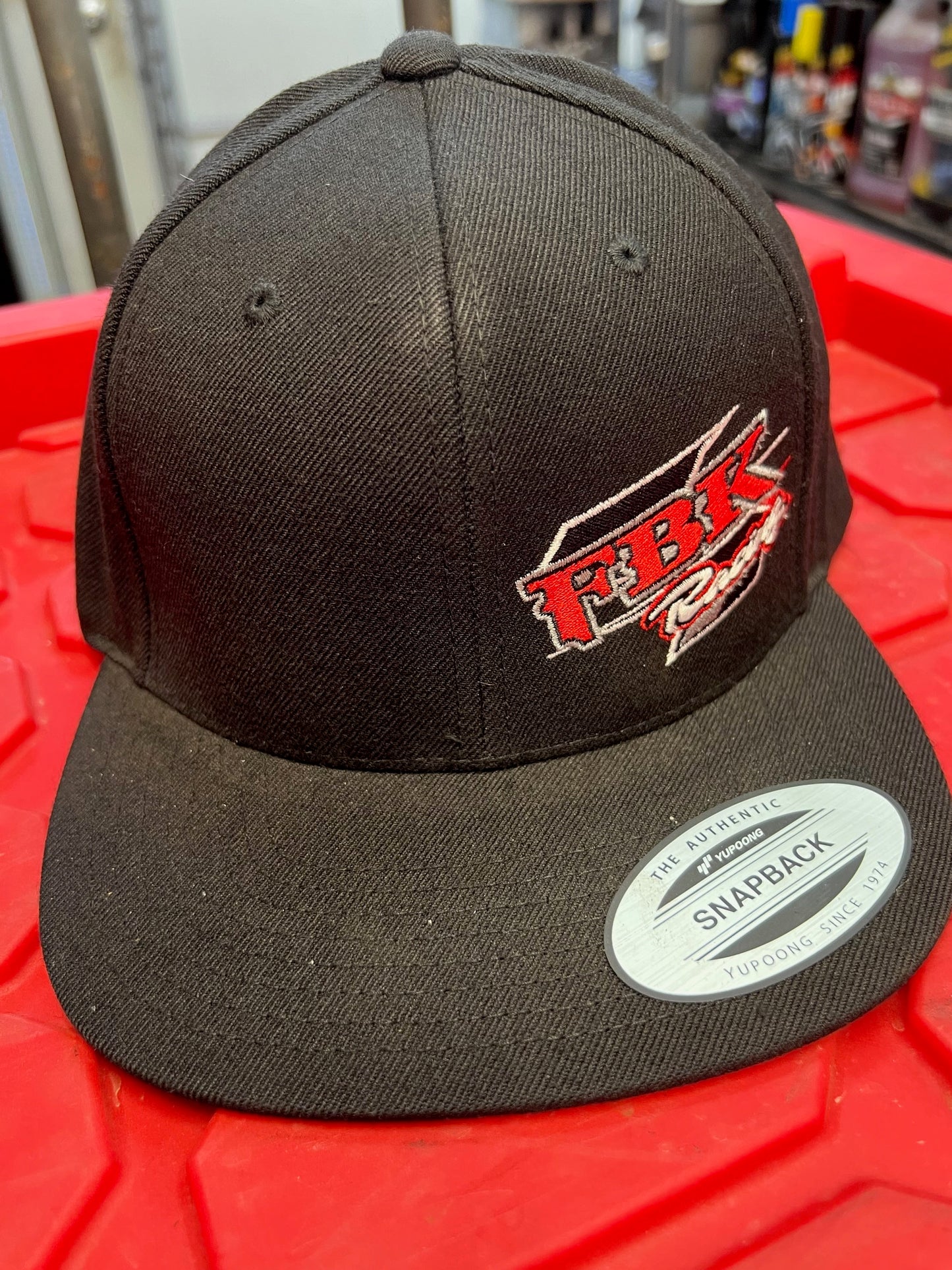 FBK Racing Snapback/ Black w/ Green