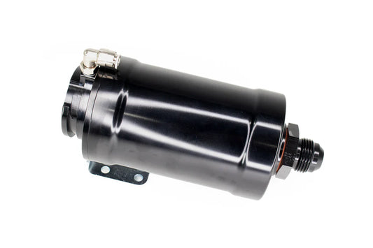 Coolant Expansion Tank / Remote Fill Billet Black Anodized w/ Mount