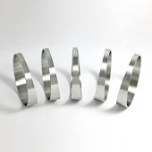 4" Stainless SS304 Pie Cut - 1D Tight Radius - 16GA/.065" Wall - 5 Pack (45°total)