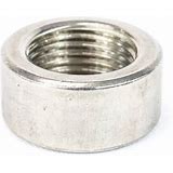 SS304 O2 Sensor Bung Coped Type M18x1.5 (2.75" - 5" Dia Tube)